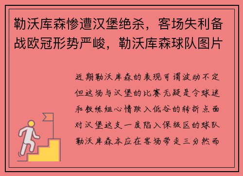 勒沃库森惨遭汉堡绝杀，客场失利备战欧冠形势严峻，勒沃库森球队图片